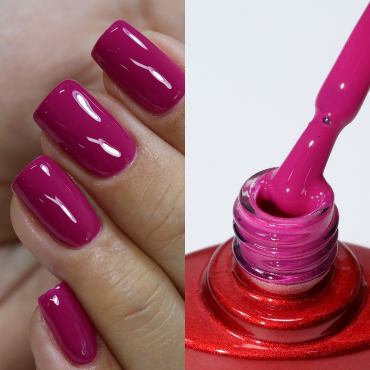 Nail Art Violet - MSHARE 10ml Gel de Base Violet