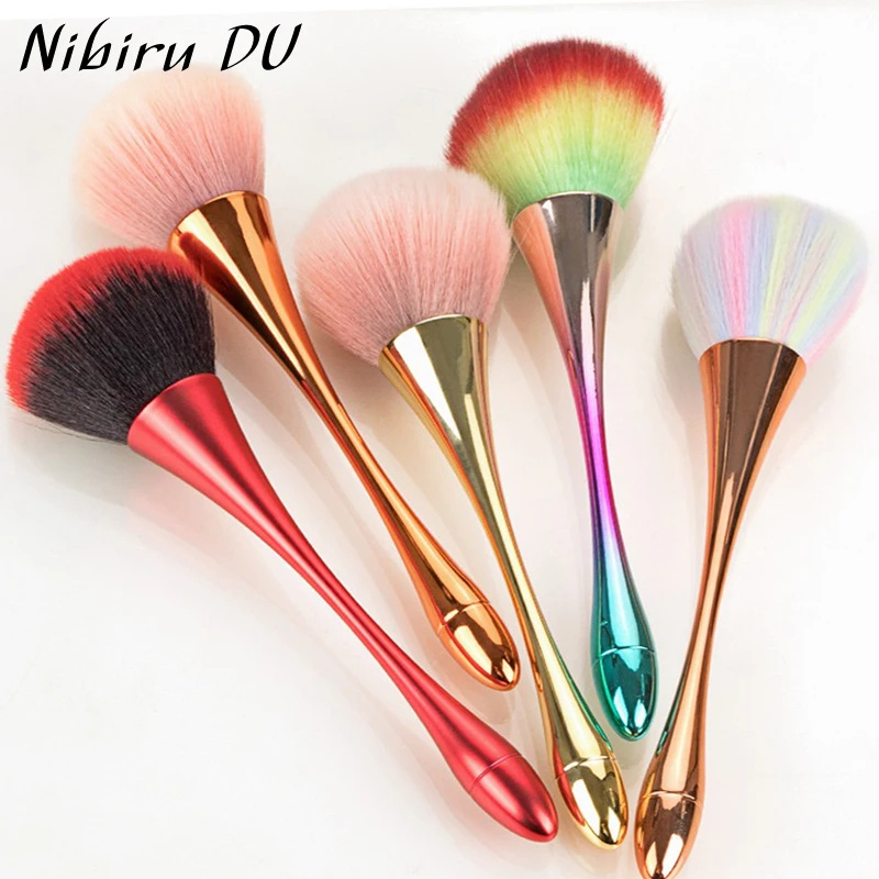 Nail Art Rose Gold - Pinceaux professionnels pour Nail Art, poudre