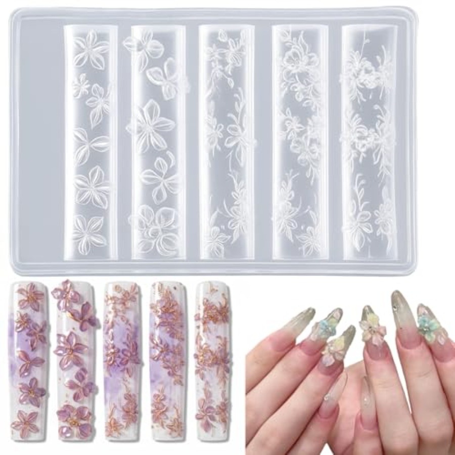 Nail Art Elegant - Moule à ongles 3D en forme