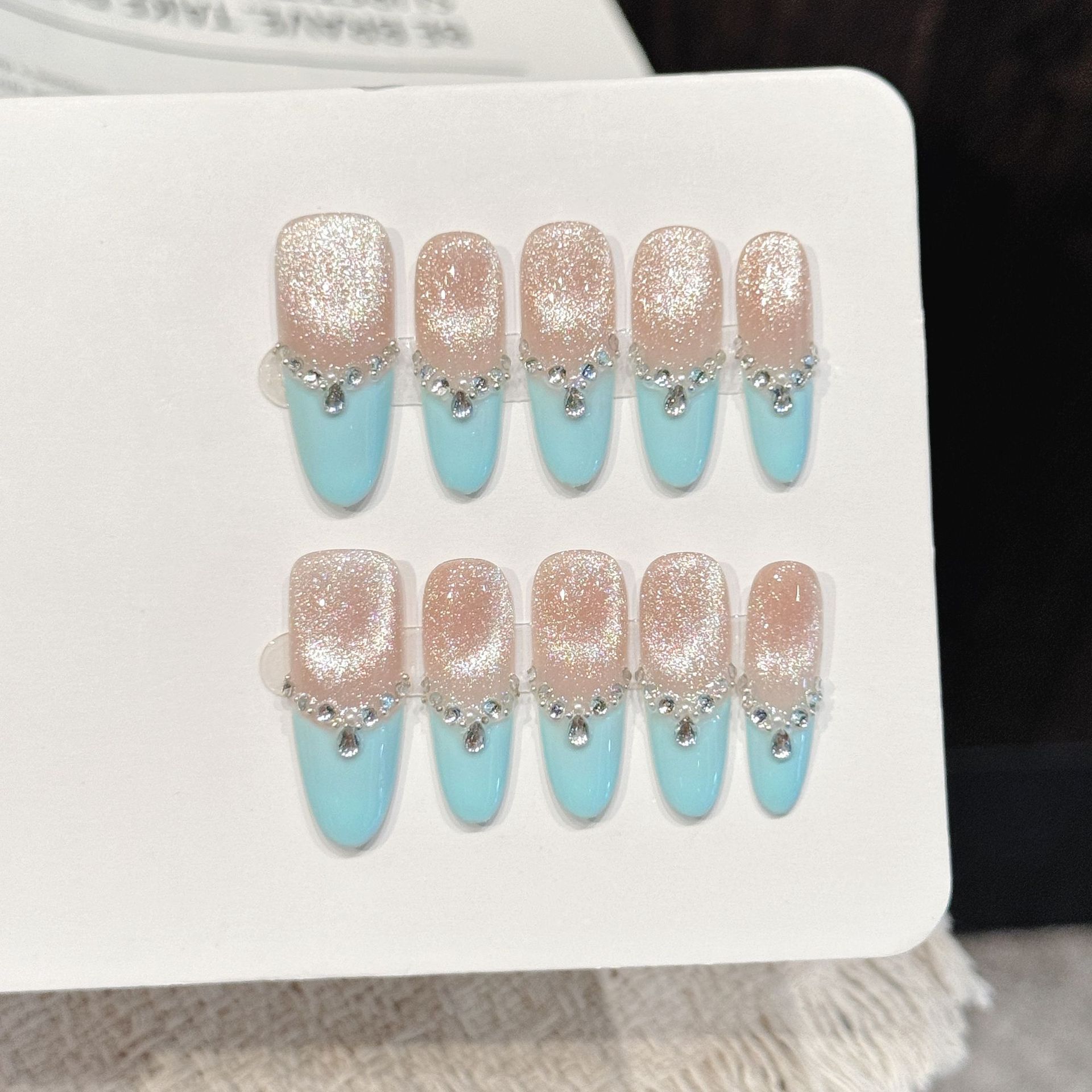 Nail Adhesive Tab - 10 pièces, faux ongles à coller