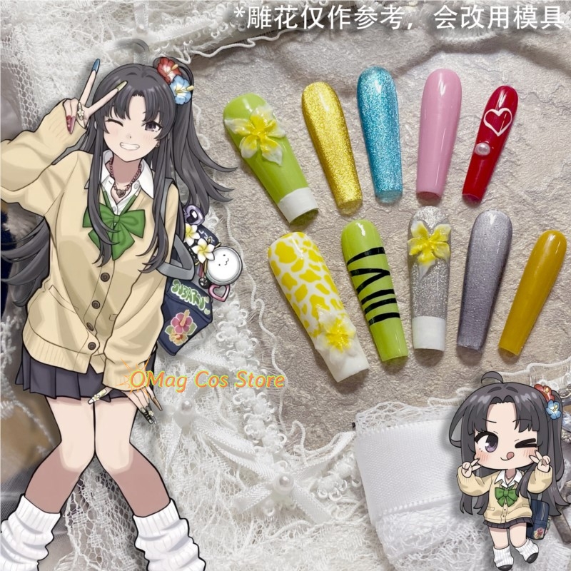 Nail Art Press On - Faux ongles à presser Girls Band