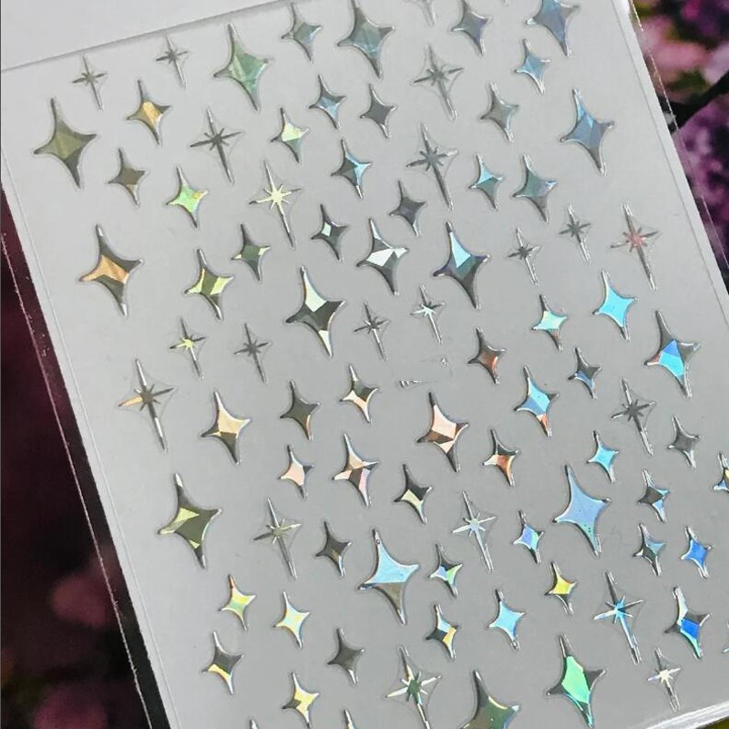 Autocollants 3D Laser argent/o - Nail Art Rose Gold avis et prix