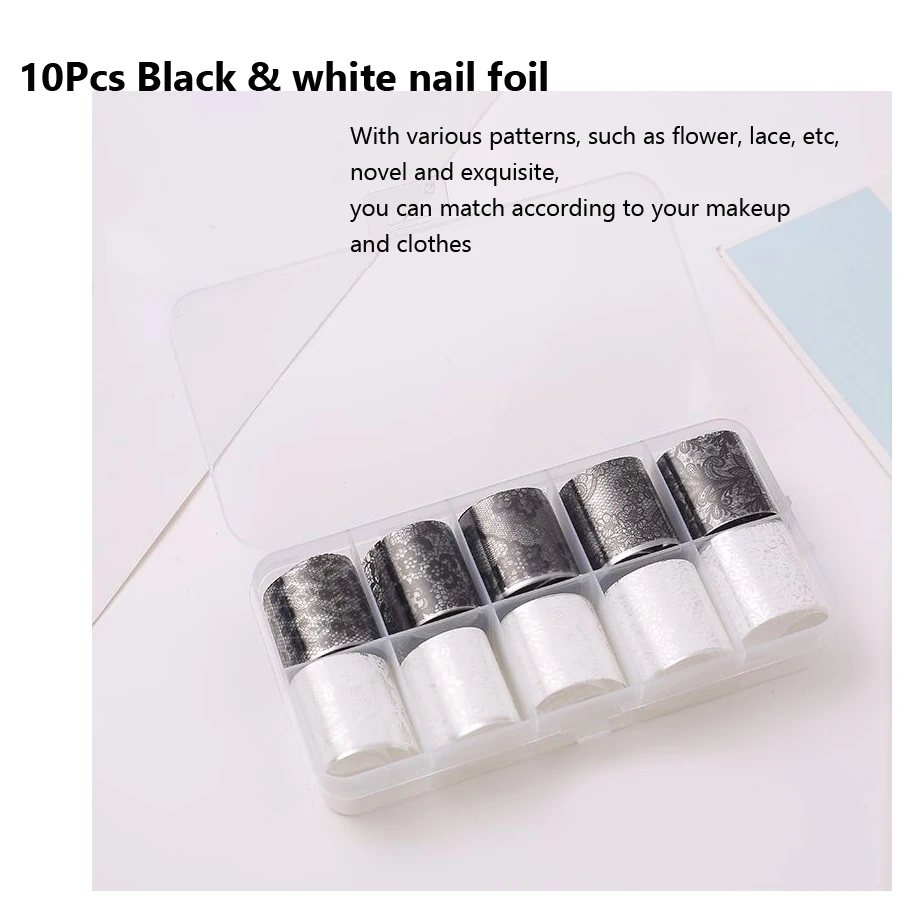 Feuille de transfert de dentel - Nail Foil Transfer avis et prix