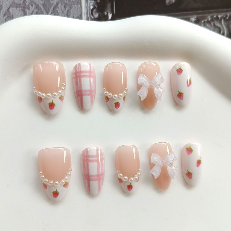 10 pièces, faux ongles à press - Nail Art Red avis et prix