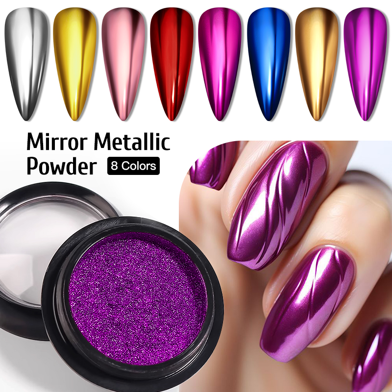 Poudre miroir métallique or ar - Nail Art Rose Gold avis et prix