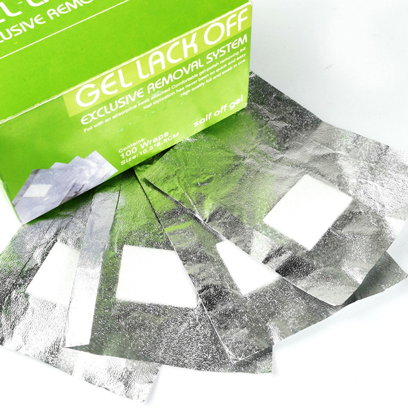 100 pièces/boîte – Feuilles de - Nail Foil Transfer avis et prix