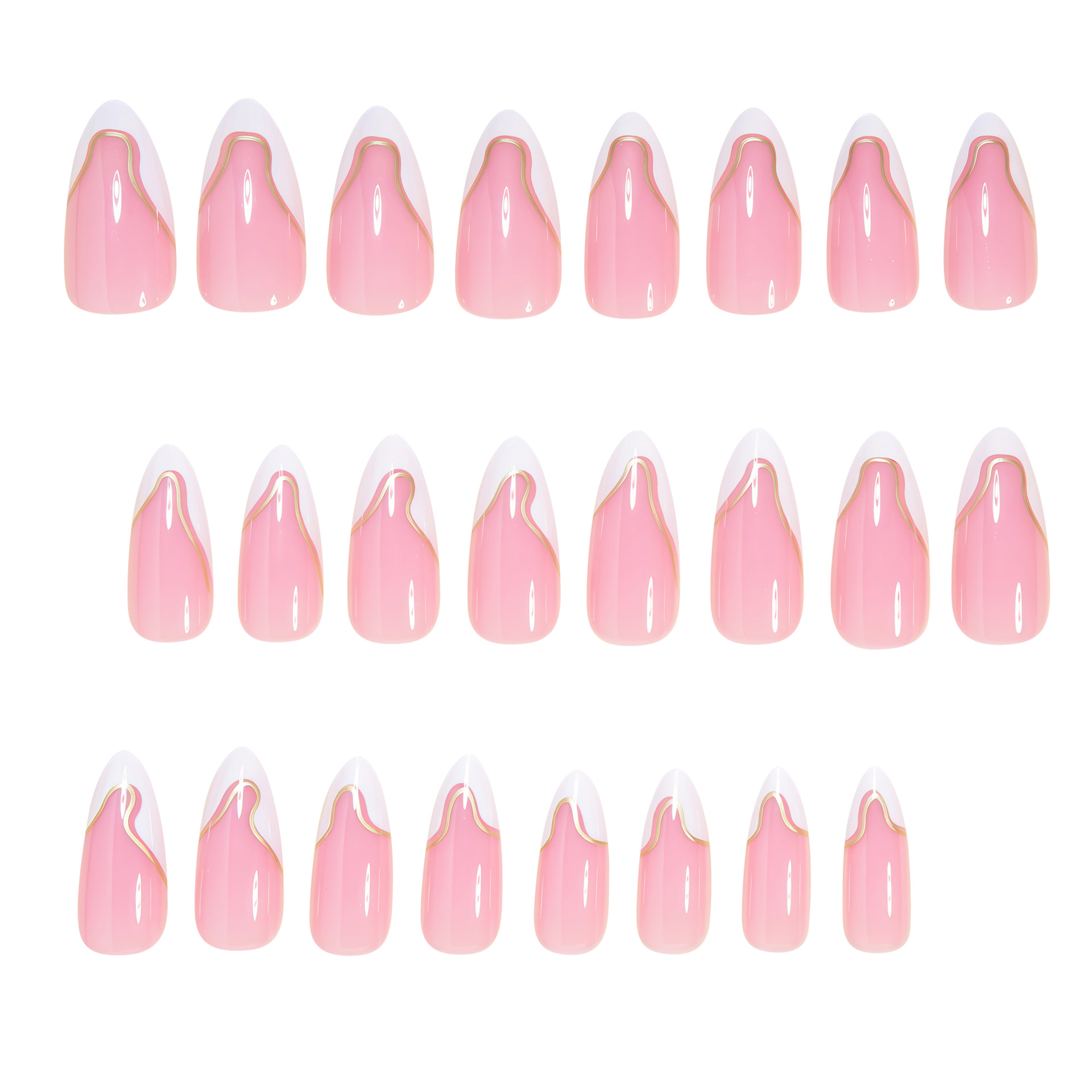 Kit de faux ongles courts à mo - Nail Art Press On avis et prix