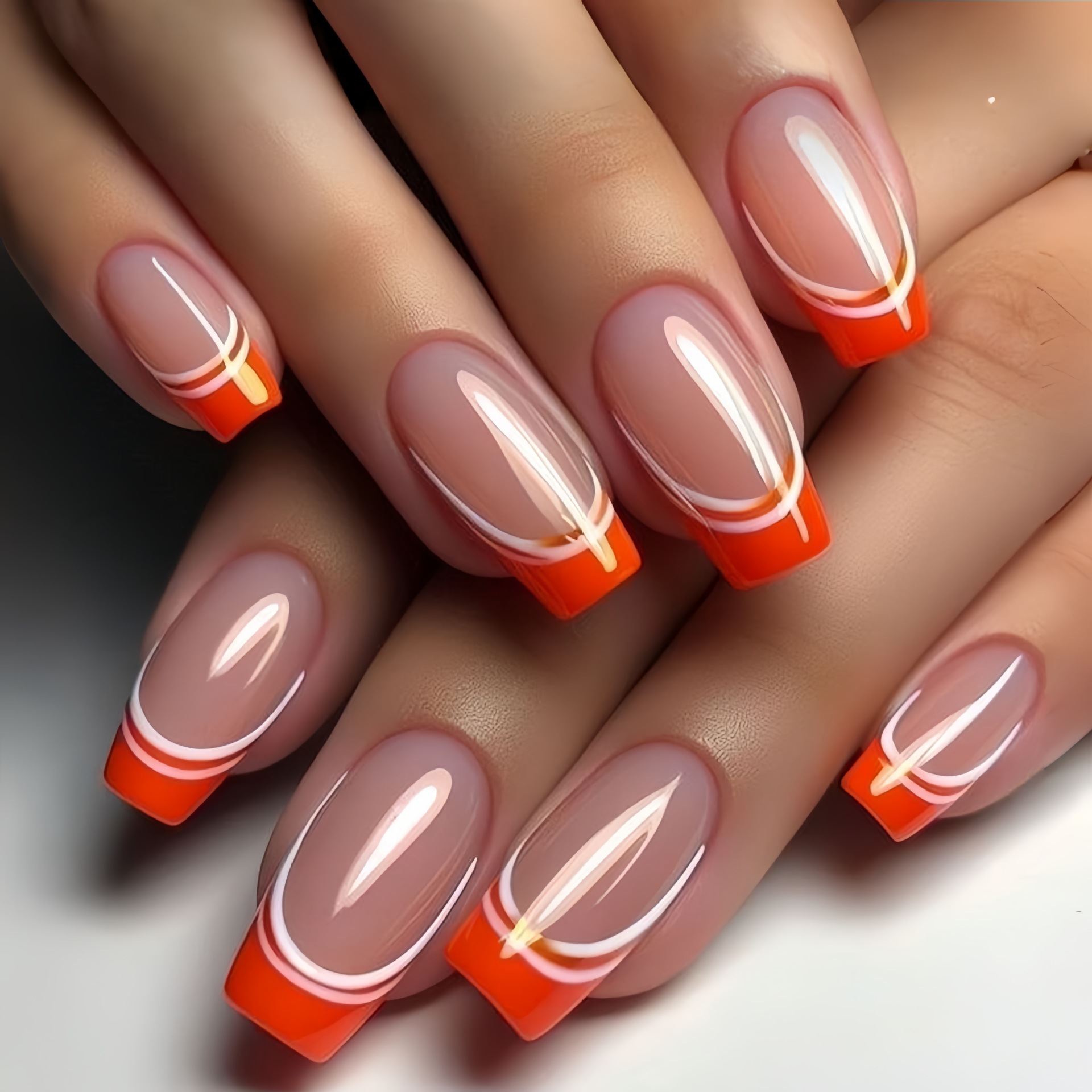 Kit de faux ongles courts à mo - Nail Art Press On avis et prix