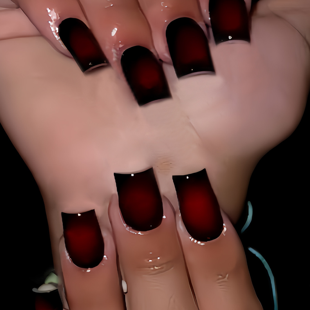 Faux ongles carrés courts pour - Nail Art Red avis et prix
