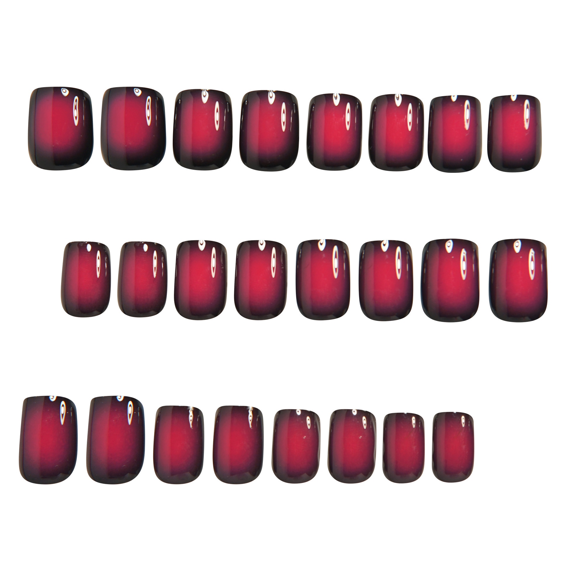 Faux ongles carrés courts pour - Nail Art Red avis et prix