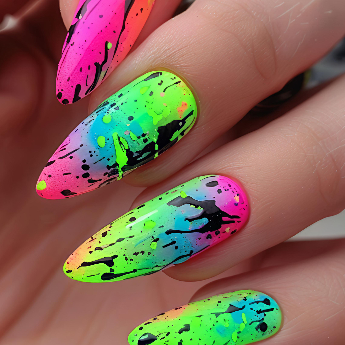 24 pièces/ensemble Faux Ongles - Nail Art Violet avis et prix