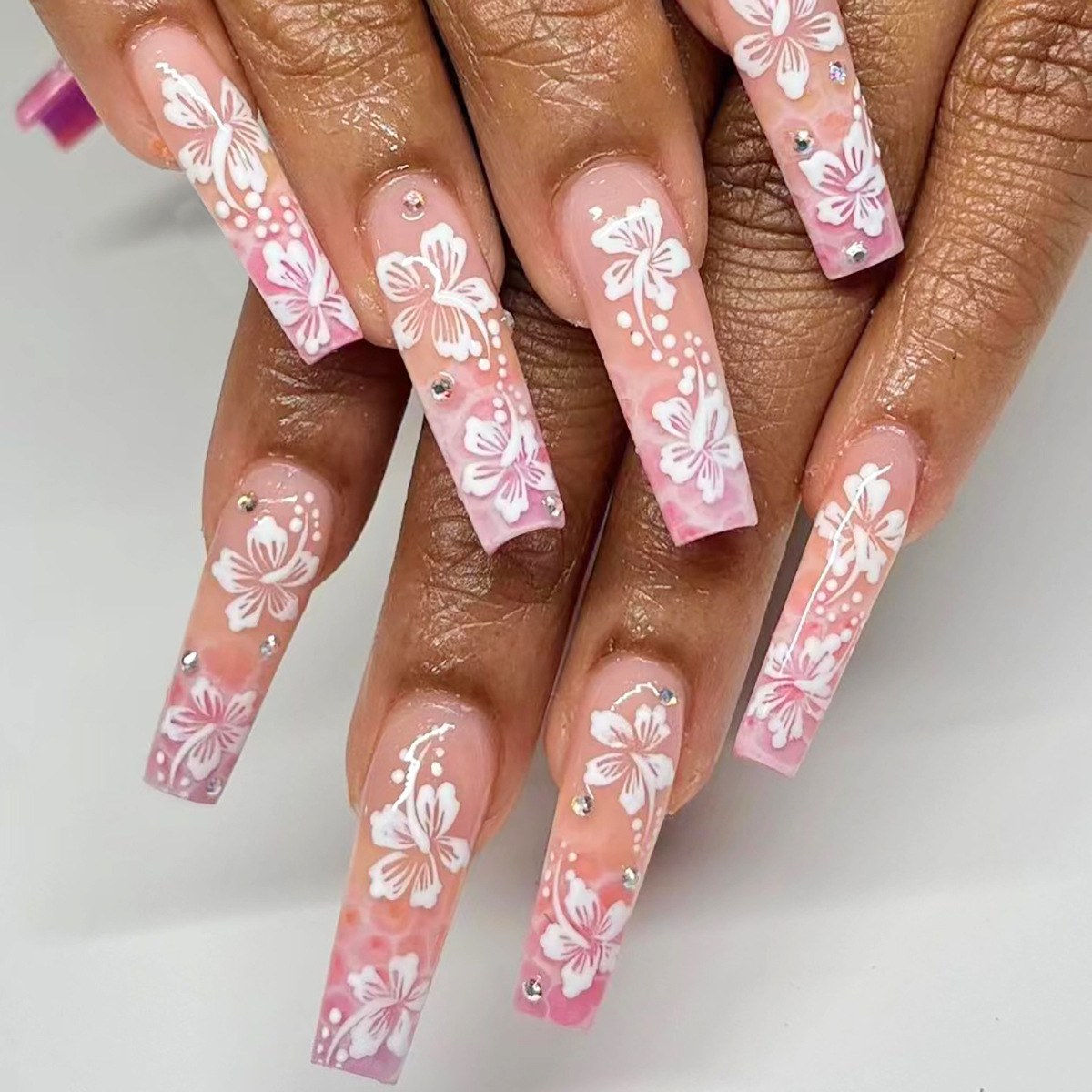 24 pièces noir français faux o - Nail Art Press On avis et prix