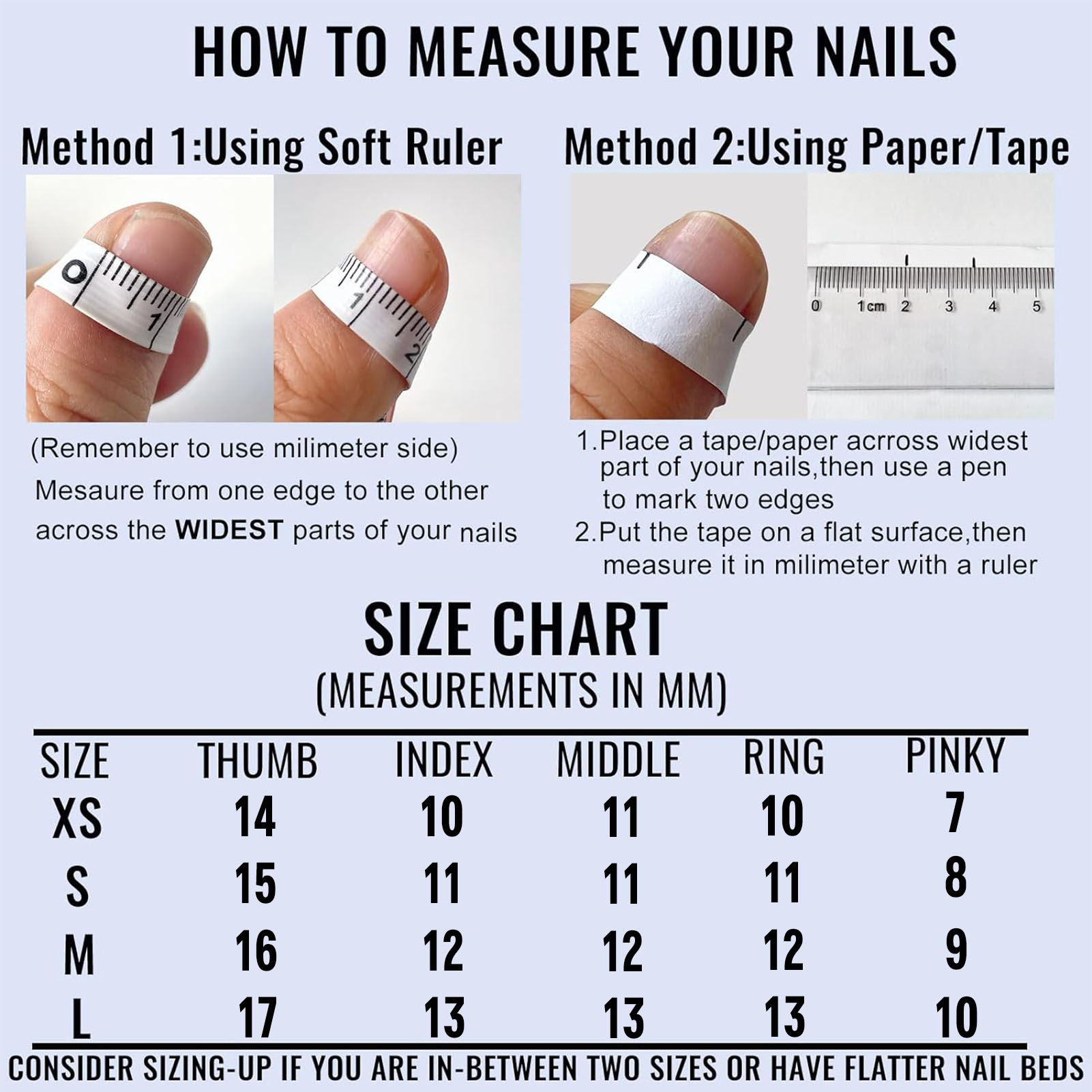 Faux ongles français faits à l - Nail Art Press On avis et prix