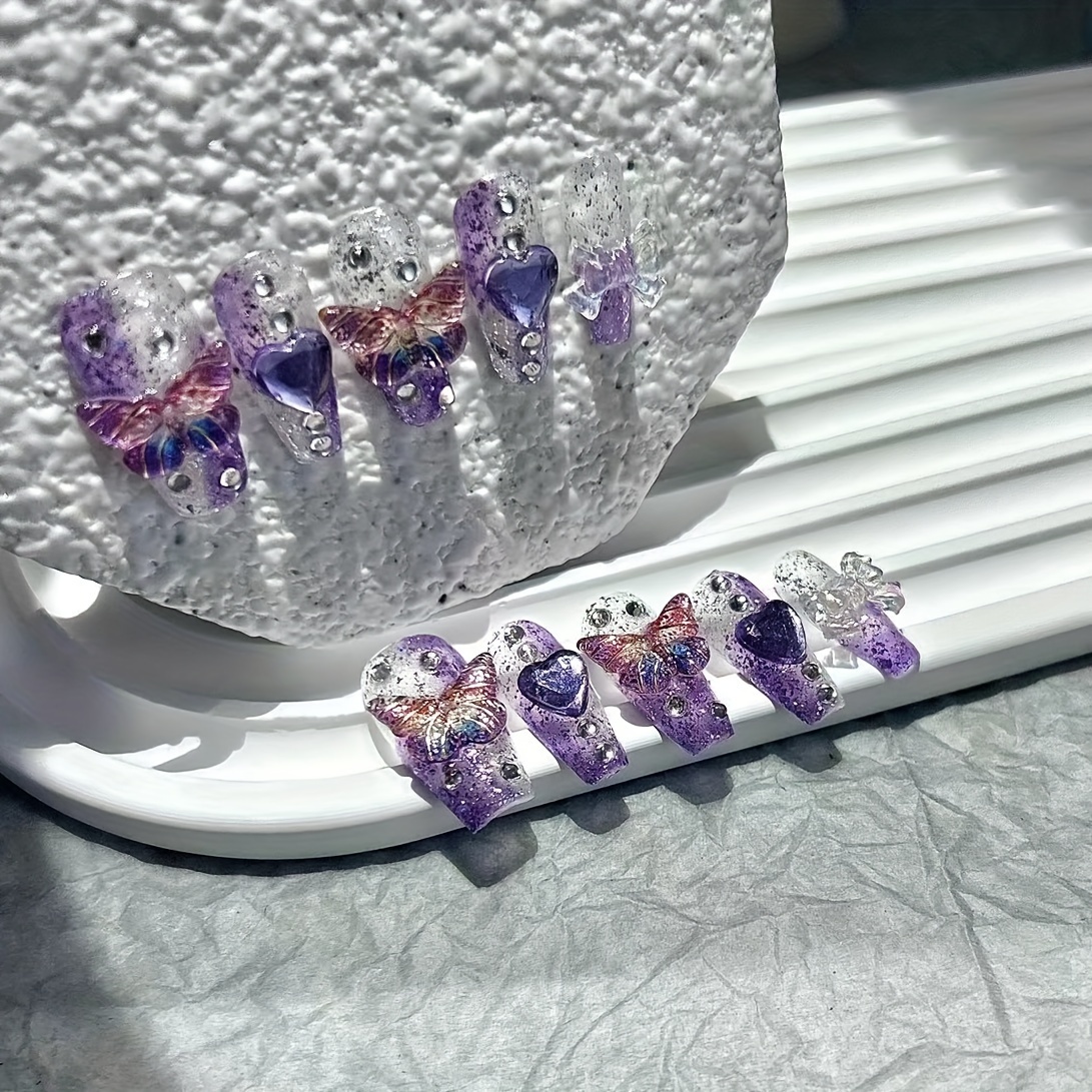 Faux ongles papillon fantaisie - Nail Art Red avis et prix
