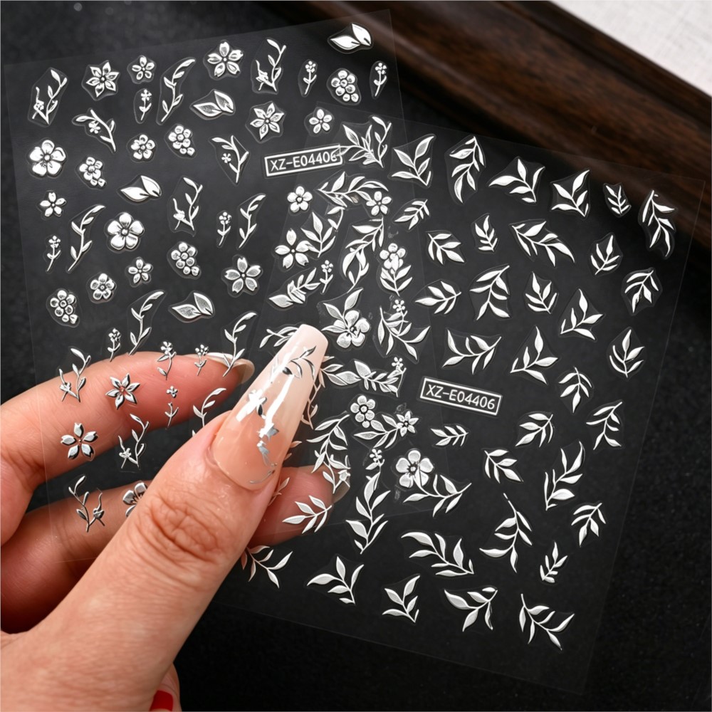 6 pièces/ensemble Autocollants - Nail Art Rose Gold avis et prix