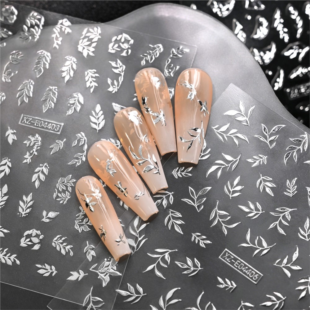 6 pièces/ensemble Autocollants - Nail Art Rose Gold avis et prix