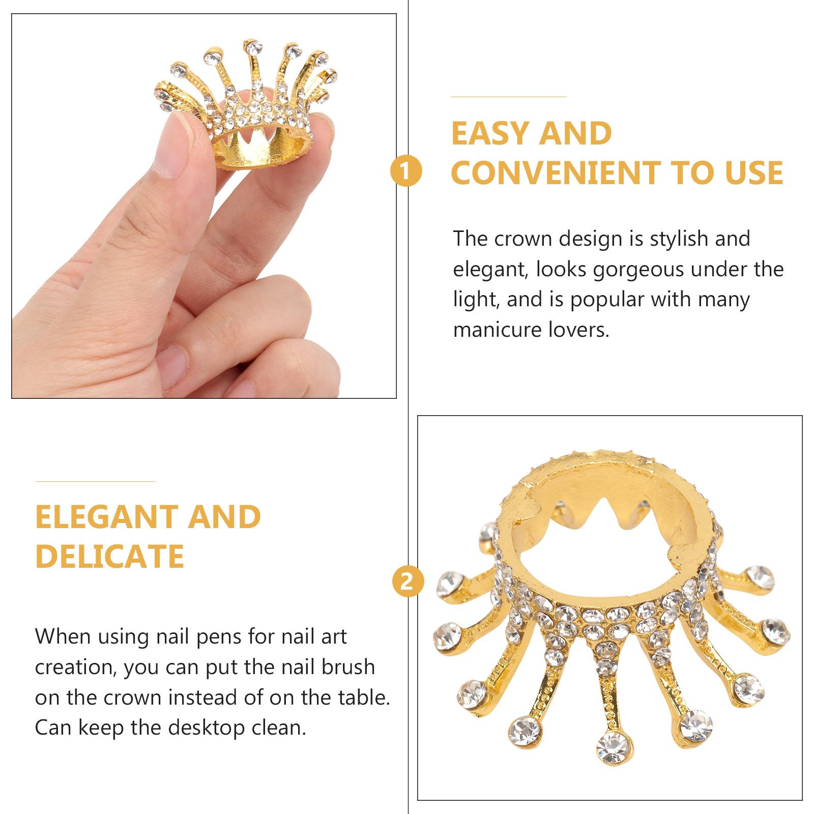 5 pièces, élégant porte-stylos - Nail Art Elegant avis et prix
